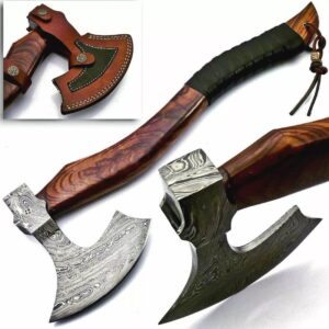 DAMASCUS STEEL VIKING AXE