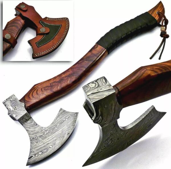 DAMASCUS STEEL VIKING AXE