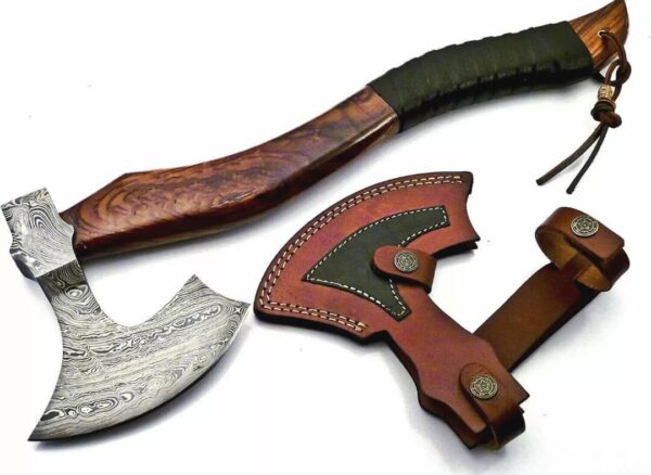 DAMASCUS STEEL VIKING AXE