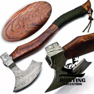 DAMASCUS STEEL VIKING AXE