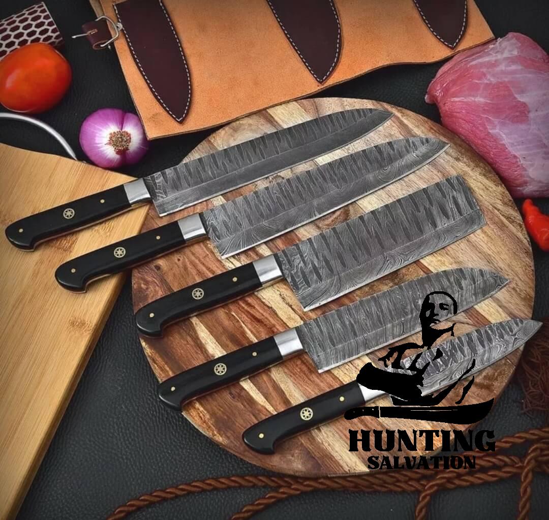 HAND FORGED CLEAVER KNIVES 3 HAND FORGED CLEAVER KNIVES