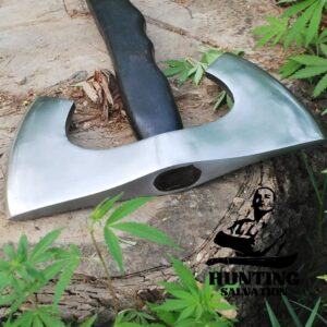 DOUBLE HEADED VIKING AXE
